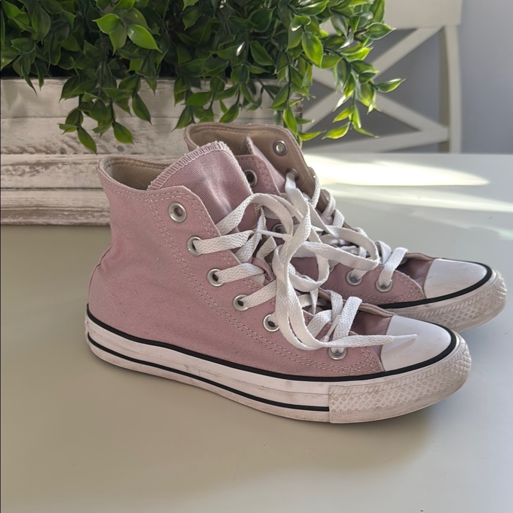 Converse Pastel Pink High-Top Sneakers
